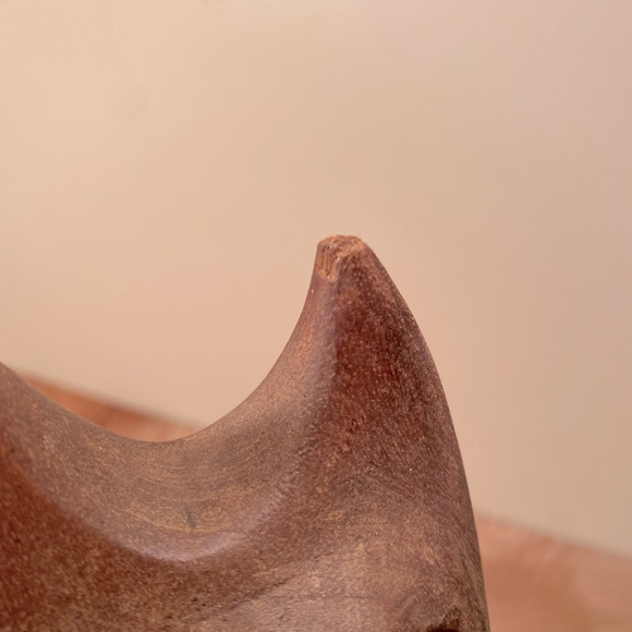 Mid-Century Vintage Wood Carved Siamese Cat - Picture 4 of 4